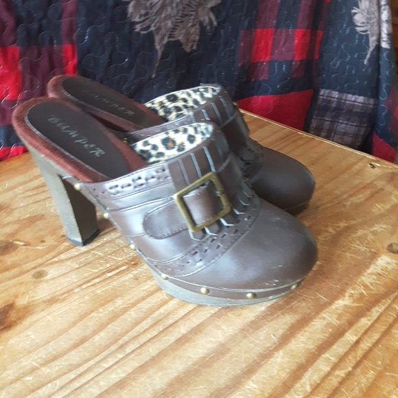Women's high heel clogs - Picture 6 of 6
